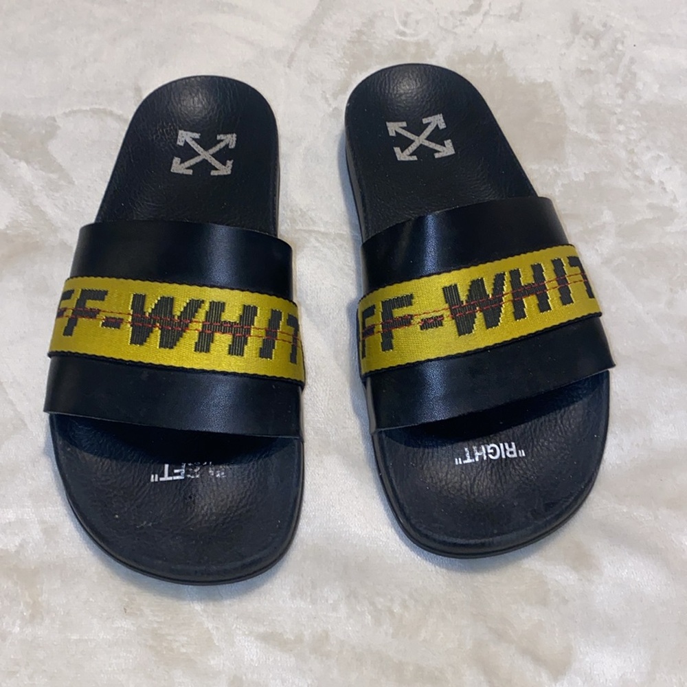 Off white slides